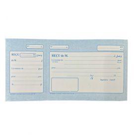 CARNET RECU+SOUCHE 40F