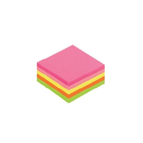 STICK NOTE COULEUR 3*3 76*76MM MOTIF Y143