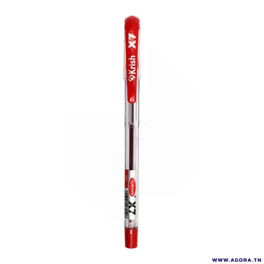 [8906051070196] STYLO A BILLE A BILLE X7 ROUGE KRISH
